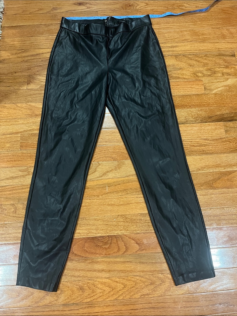 J. Crew Black Faux Leather Dress Pants